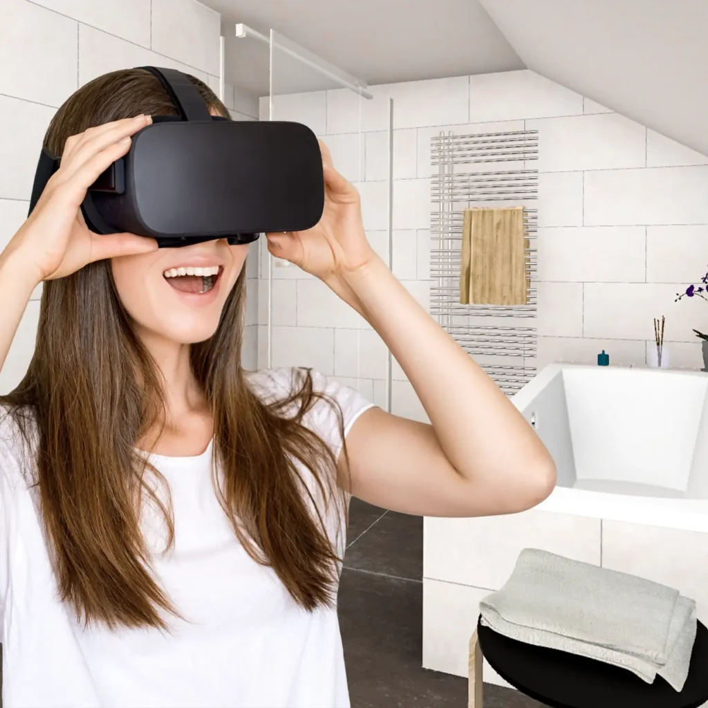 Badumbau mit VR-Brille
